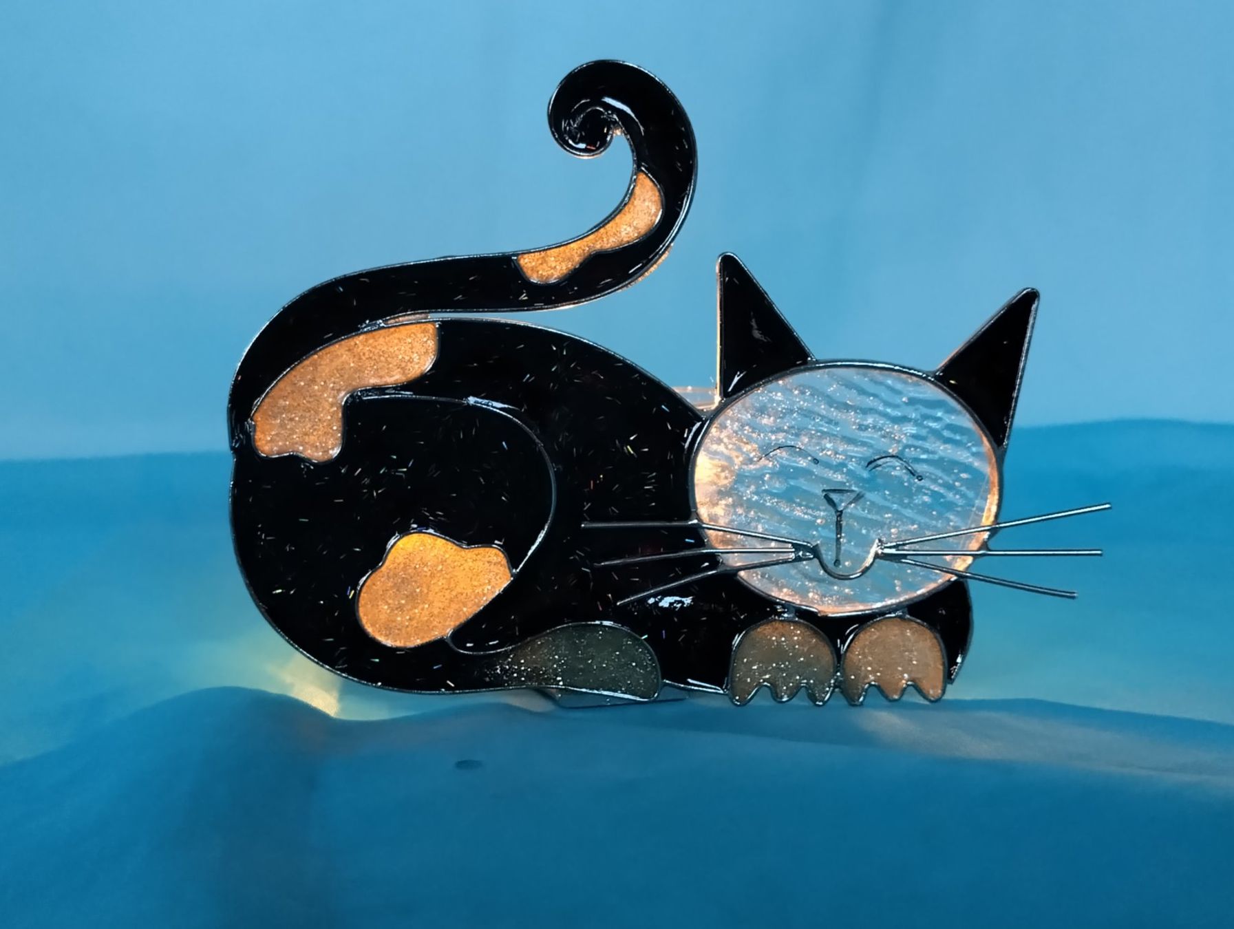 Kerzenständer: Teelicht Katze, Glas, formano – Neu (gemäss Beschreibung) aus Bellach von JingleCherry 4