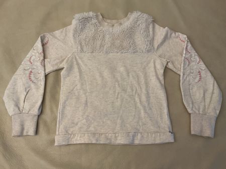 IKKS Pullover beige Strukturmuster Grösse 140