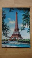 Carte Postale 3D Vintage Rare de Paris, Tour Eiffel 1967