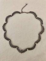 Vintage Halskette in Silber mit Markasiten bestückt