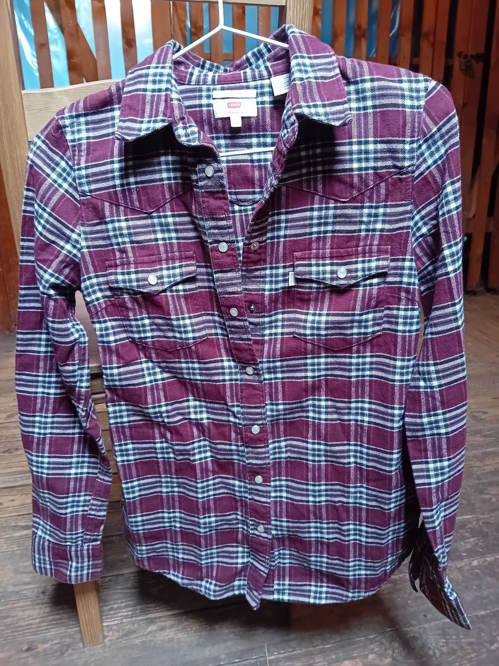Camicette: Levi's karierte Hemdbluse – Usato da Zürich venduto da Melianea