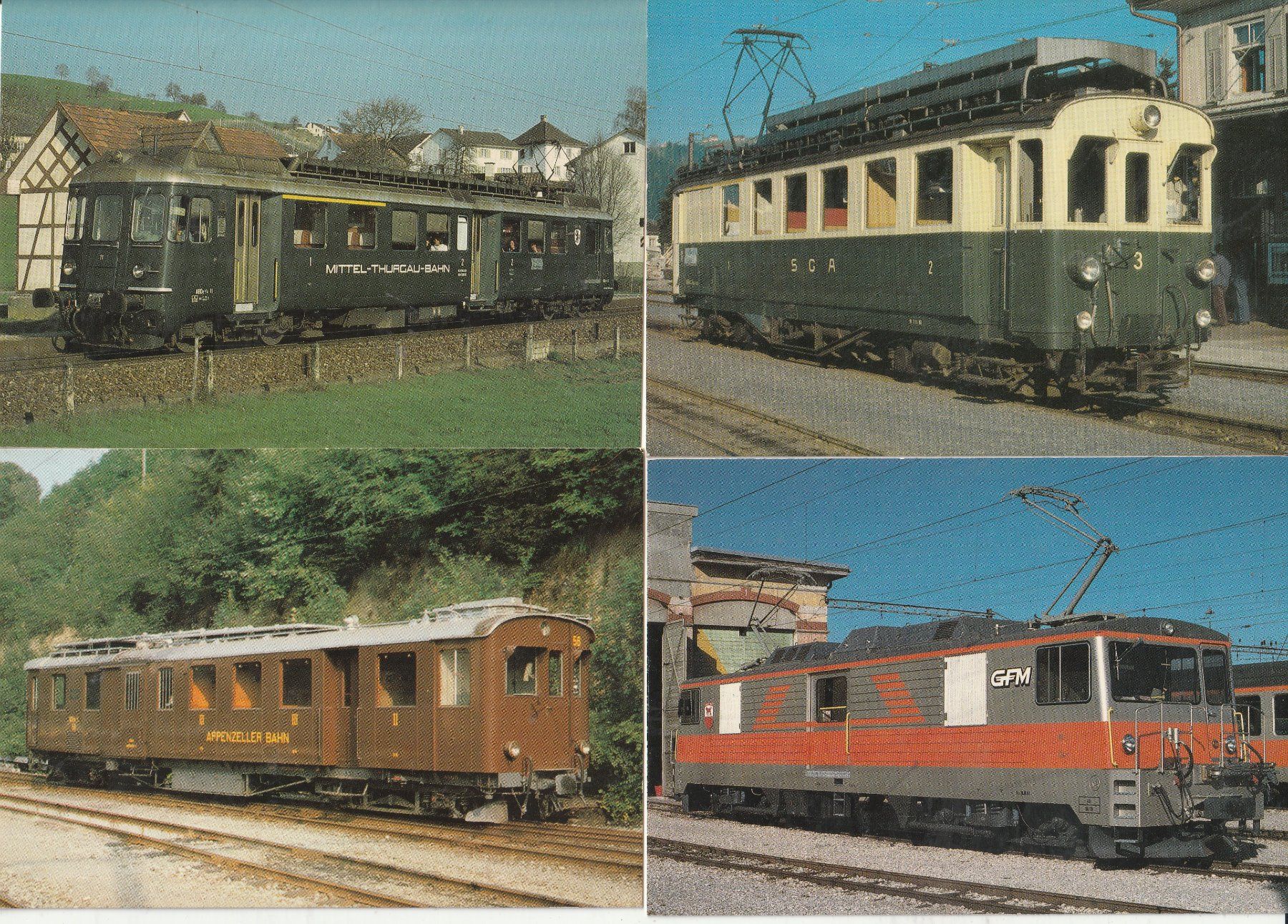 Ansichtskarten: 20 Karten. Diverse Bahnen – Gebraucht aus Lumbrein von made02 2