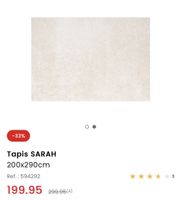 Teppich weiss neuwertig