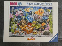 Gelini im Unterwasserspass Ravensburger-Puzzle 1'000 Teile