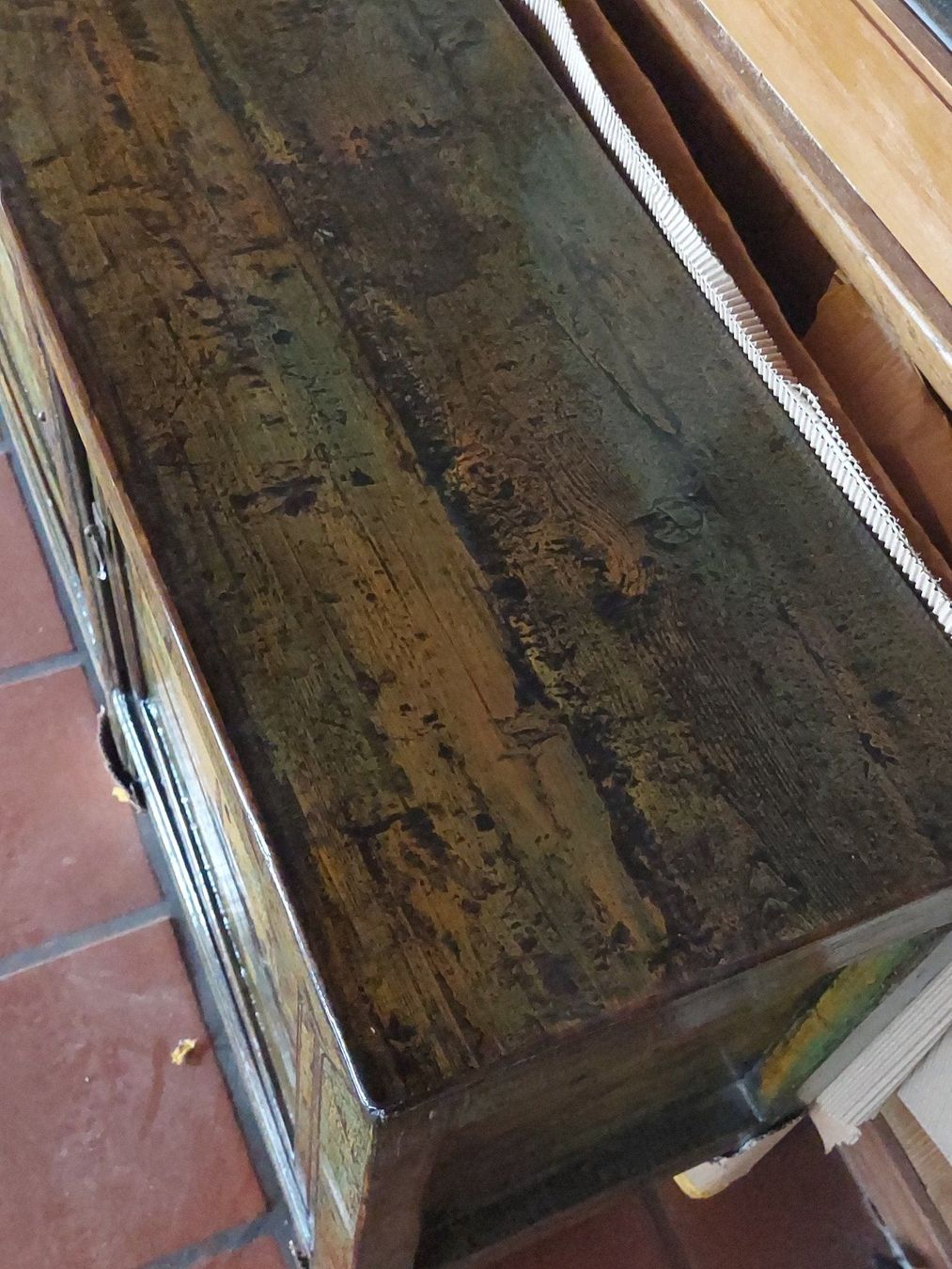 Cassettiere: Sideboard Vintage grün Malereien – Nuovo (secondo la descrizione) da Cham venduto da mjg1901 8