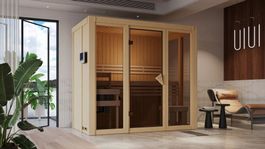 Sauna Irava 2 Systemsauna, Fronteinstieg - Gratis Versand