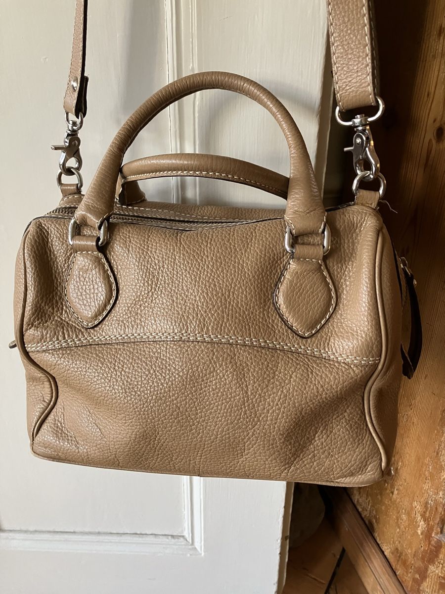 Borse da donna: Abro Bowling Bag Umhängetasche camel – Usato da Bern venduto da robertch