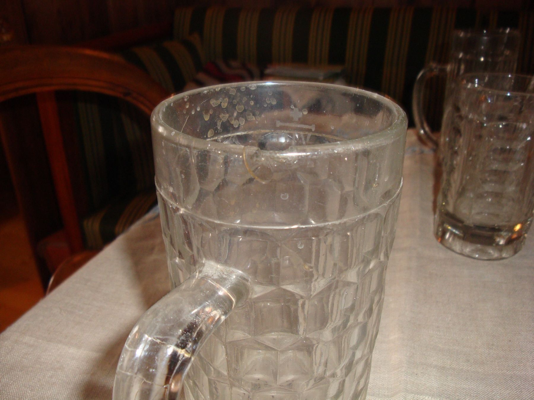 Gläser: 4 alte Bierhumpen aus Glas – Gebraucht aus häusernmoos von buc_8ftk 5