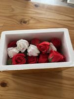 schachtel mit seifen rose 