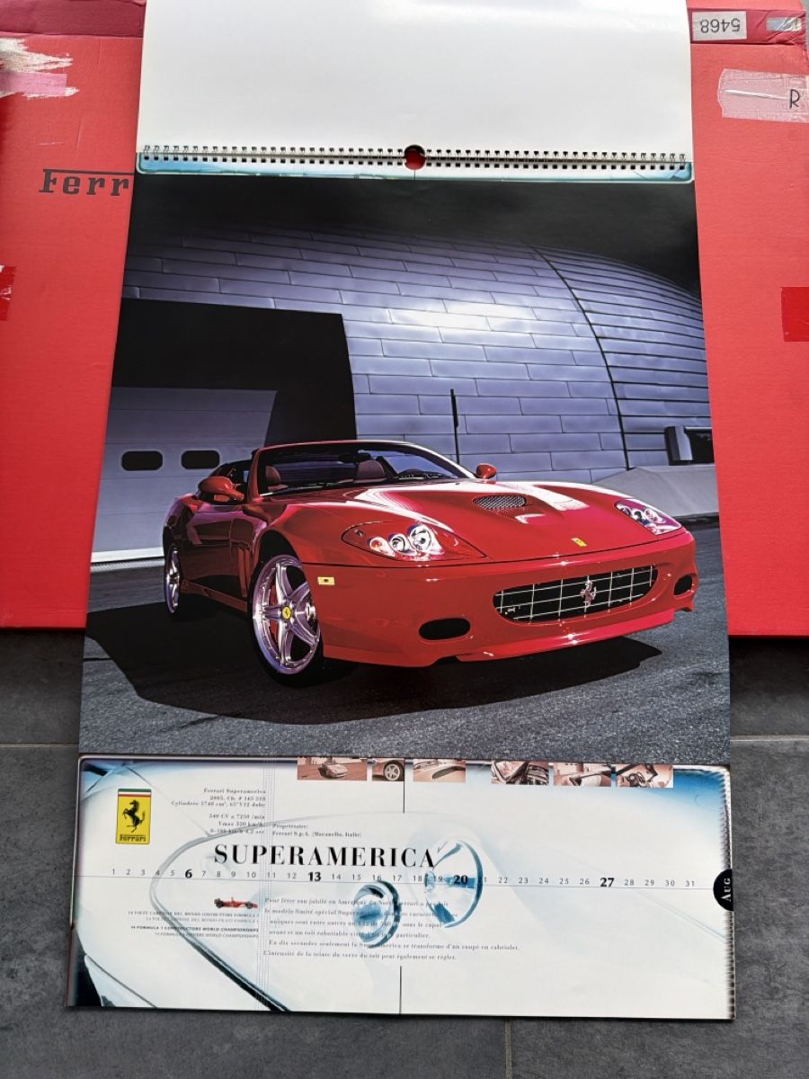 Ferrari Calendari: Original Ferrari Kalender 2006 – Usato da Wolfwil venduto da Rolex1 6