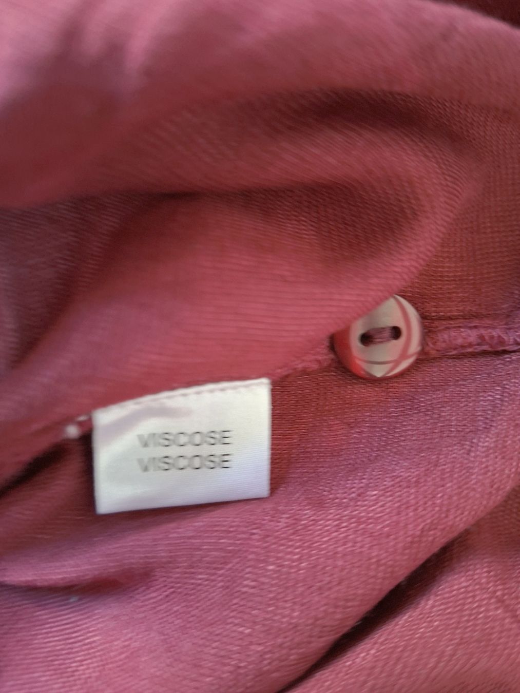 Boom Baba Camicette: Boom Baba Samt Bluse Viscose bestickt, rot-rosa ca. S, M – Nuovo (secondo la descrizione) da Klingnau venduto da vollmond36 7