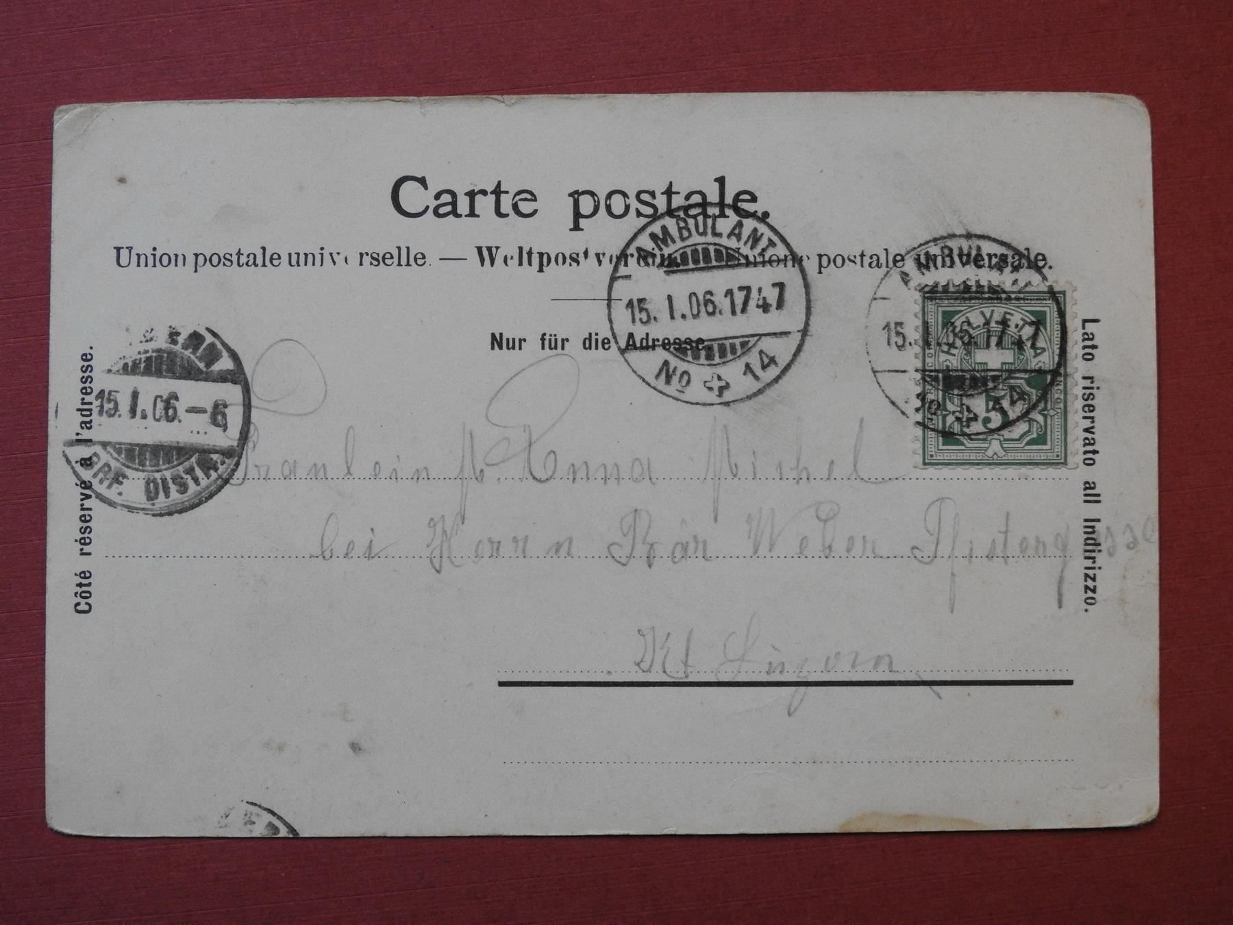 Cartoline postali: Gruss aus Malters Gasthaus Kloster – Usato da Rain venduto da 999-800-K 1