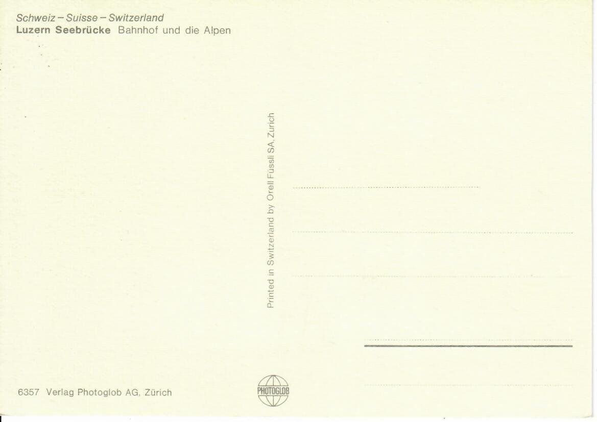 Ansichtskarten: Luzern – Gebraucht aus Hochdorf von Ziegel-16 1