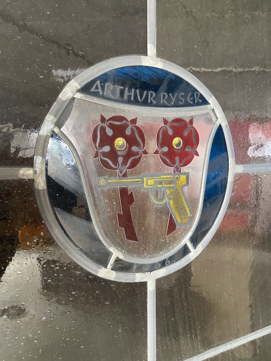 Sonstige Antiquitäten & Kunst: Kunstscheibe Schützen Rapperswil – Gebraucht aus Mosnang von Goldwasser 7