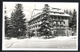 AK Gstaad, Hotel Bellevue im Winter