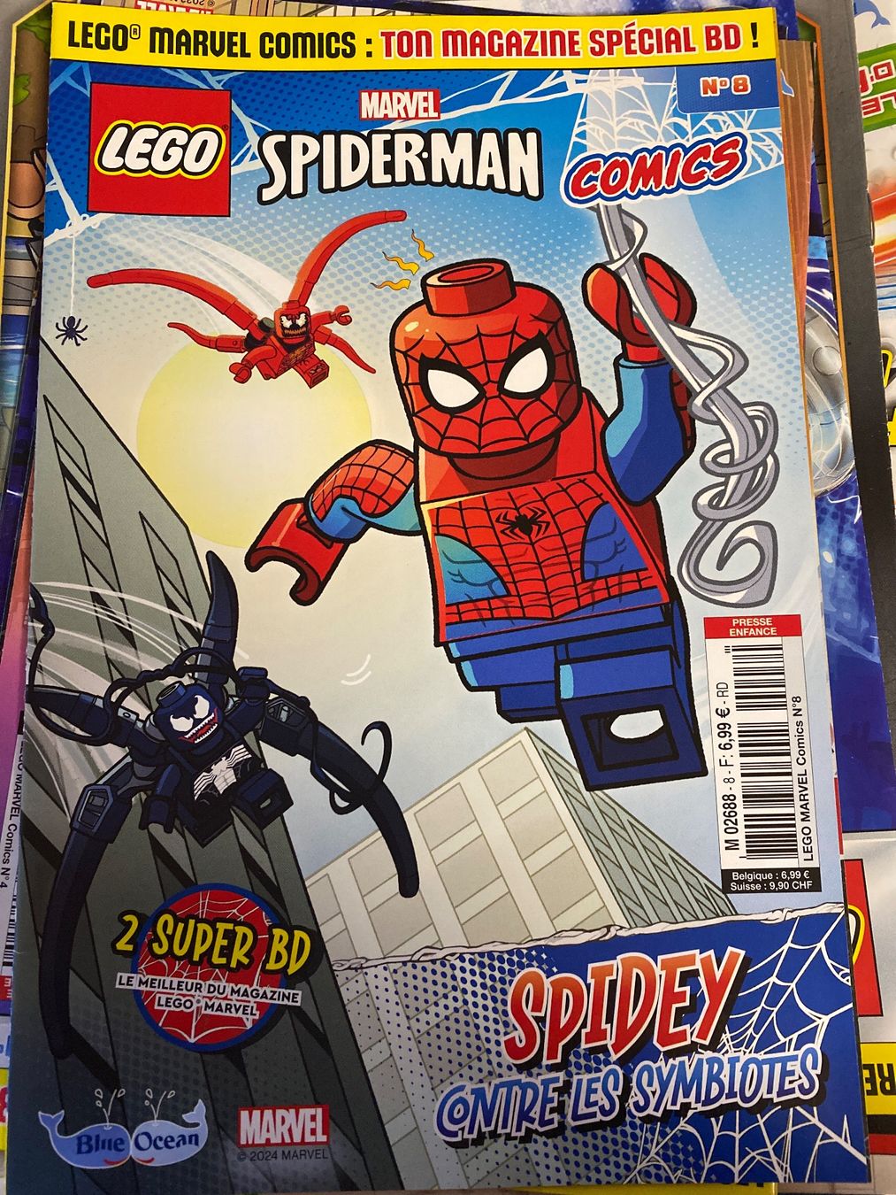 Fumetti: LEGO Marvel Spiderman Comics N°8 - sans jouet – Usato da Le Brassus venduto da cinema13