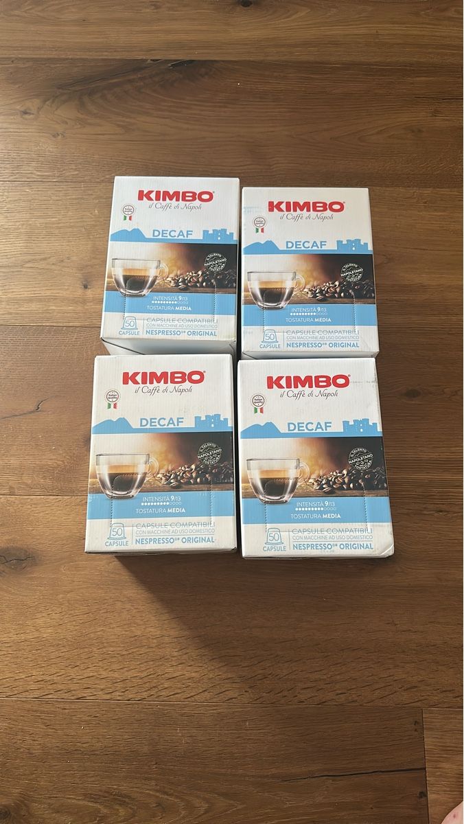 Lebensmittel & Spezialitäten: Kimbo Decaf Nespresso Capsules 4x50 new – Neu und originalverpackt aus Unterägeri von Mercedes-Benz2012