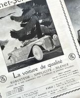 Rochet-Schneider Cars - 2 Alte Werbungen / Publicités 1922