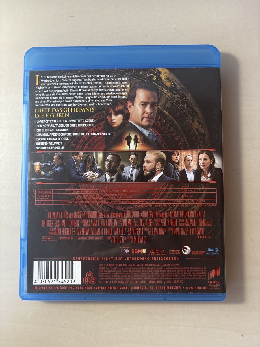 Tous les DVDs: Inferno – D'occasion à Ruswil par Slivio_ 1