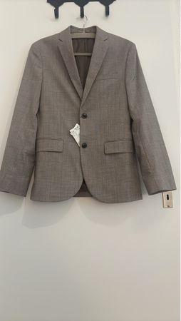 Blazer Damen grau kariert, Grösse 46 neu