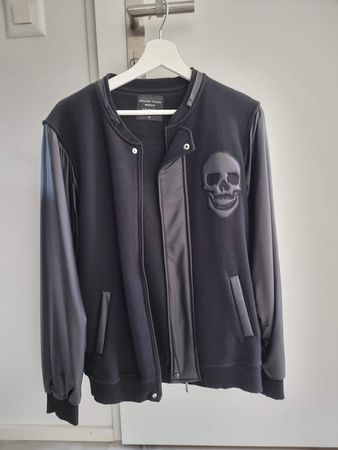 💀 Philipp Plein College Jacke mit Totenkopf
