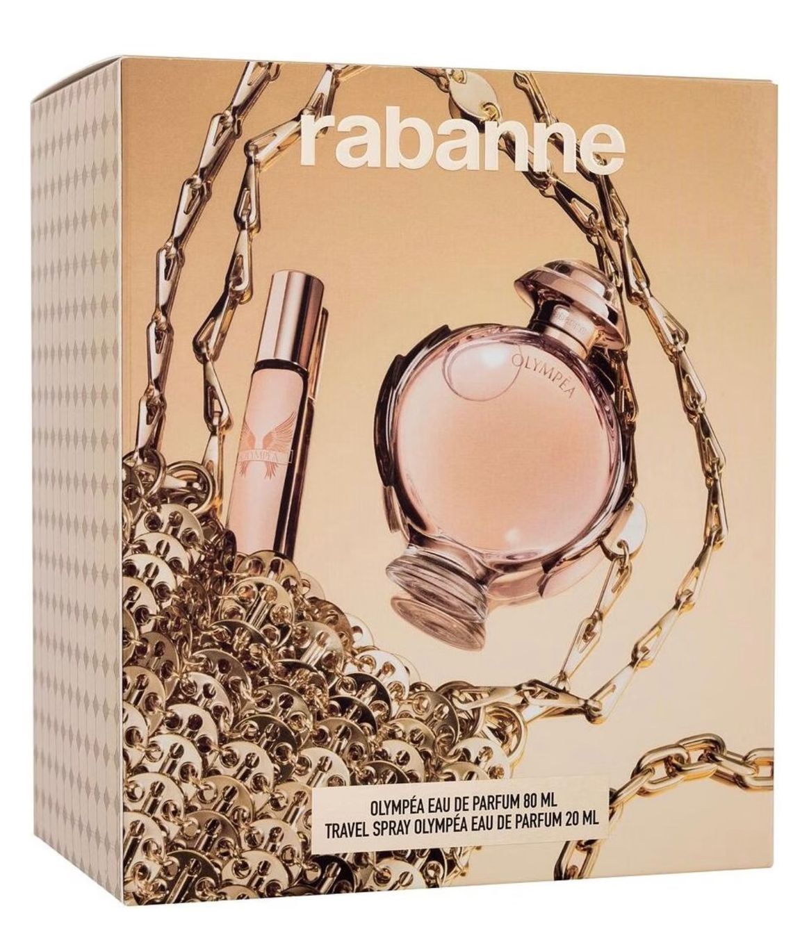 Paco Rabanne Profumi & Eau de Toilette: Geschenkset Paco Rabanne Eau de Parfum OLYMPÉA 80ml & 20ml – Nuovo e nell'imballaggio originale da Reinach BL venduto da Buekim00