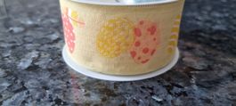 Geschenkband, 5m, Ostern gelb orange, NEU, Home Creation