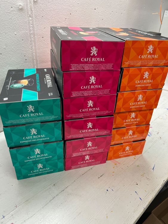 16 Karton 50 x Café Royal Kapseln für Nespresso Pro Kaffee