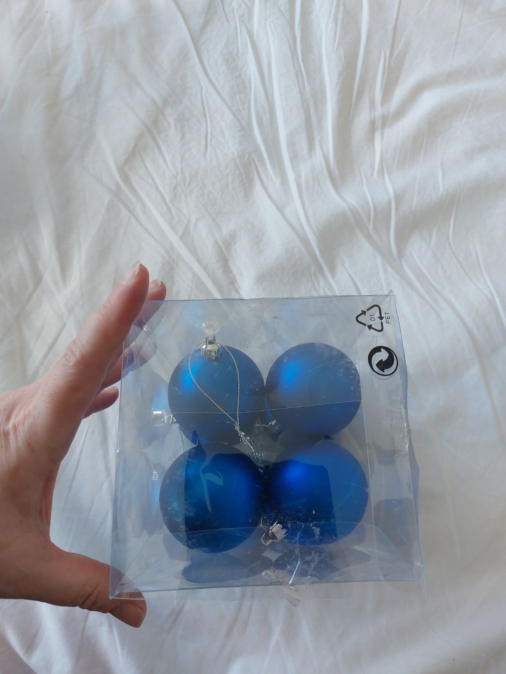 Ikea Tutte le decorazioni: Lot de 8 boules de Noël bleu électrique – Usato da Ostermundigen venduto da jul_7t8v 4