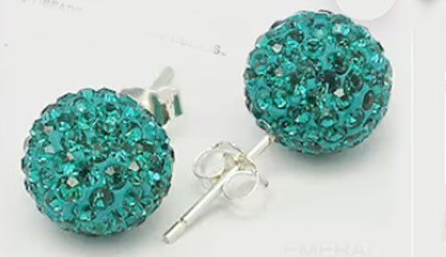 Orecchini pendenti & Orecchini a lobo: Crystal Ball Ohrstecker mit Swarovski-Elements – Nuovo e nell'imballaggio originale da Bottenwil venduto da anh_5brz