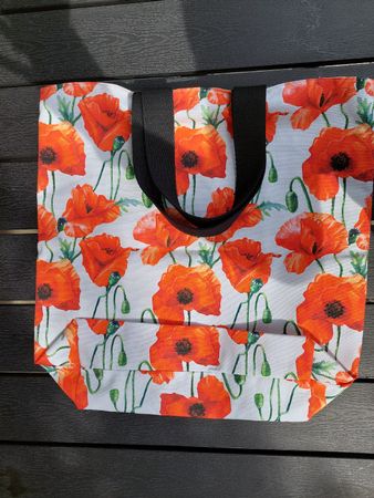 Tasche Mohnblumen Muster neu
