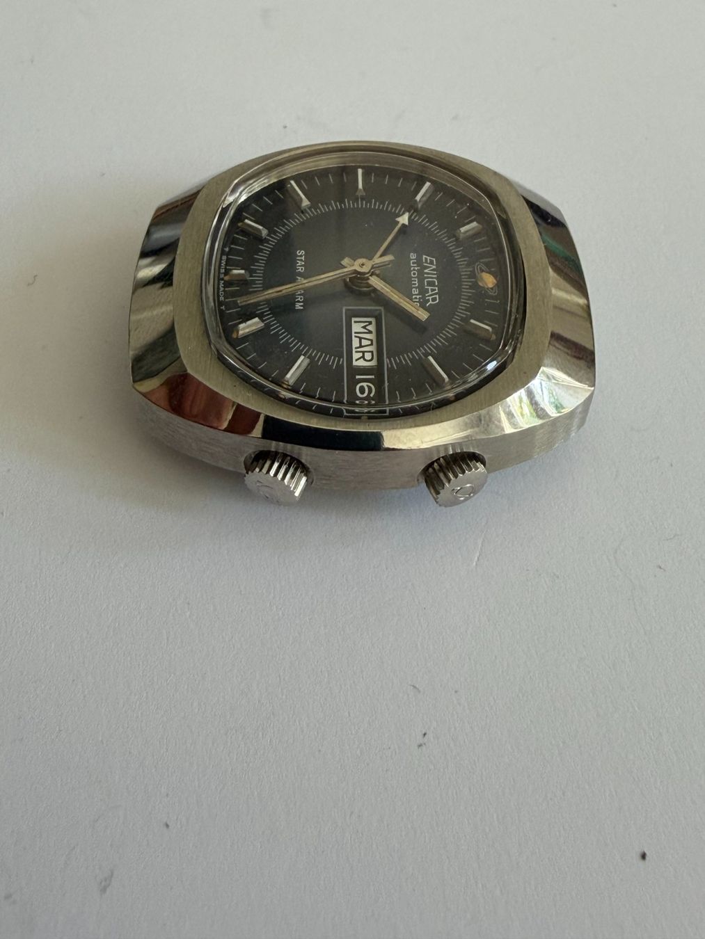 Enicar Orologi: Enicar Star Alarm Automatic – Difettoso da Worblaufen venduto da chronyves 9