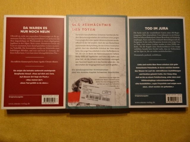 Bücher: 8 Titel zur Wahl von Christof Gasser - CH-Krimis aus SO – Gebraucht aus Oberweningen von Gerini 5