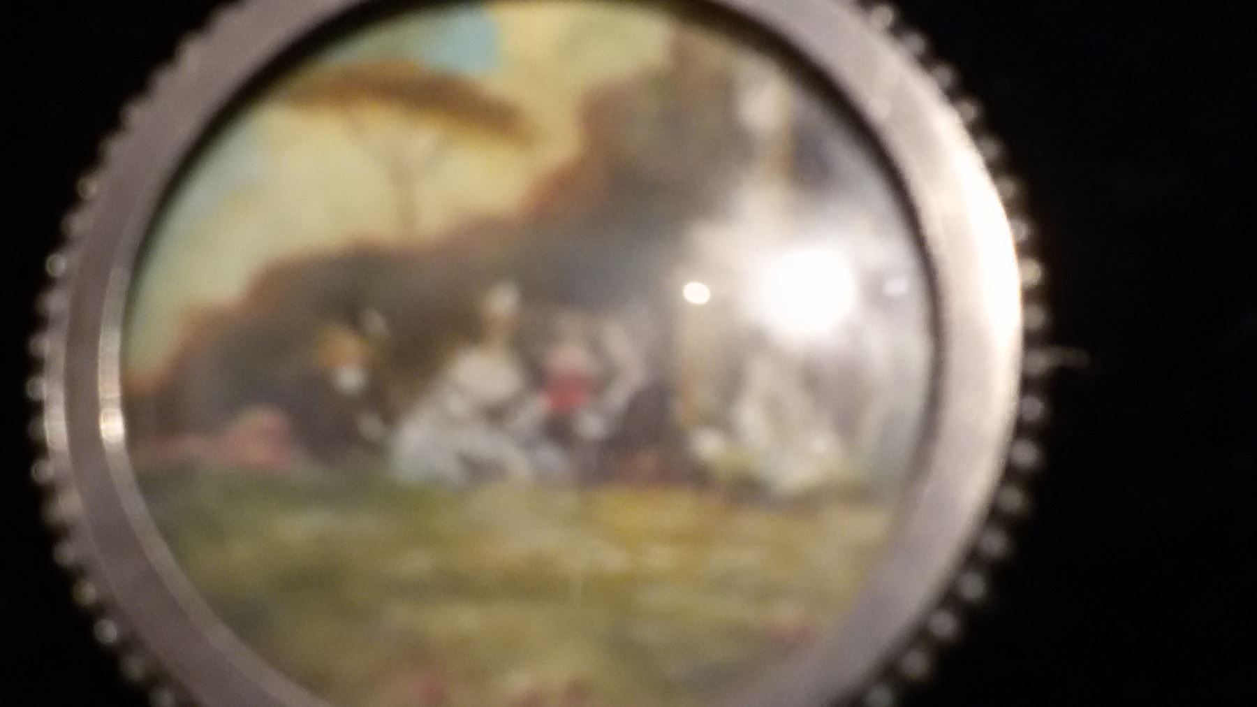 Broches & Aiguilles: Brosche - Miniaturmalerei – Antique à Bischofszell par Joachim-115 1