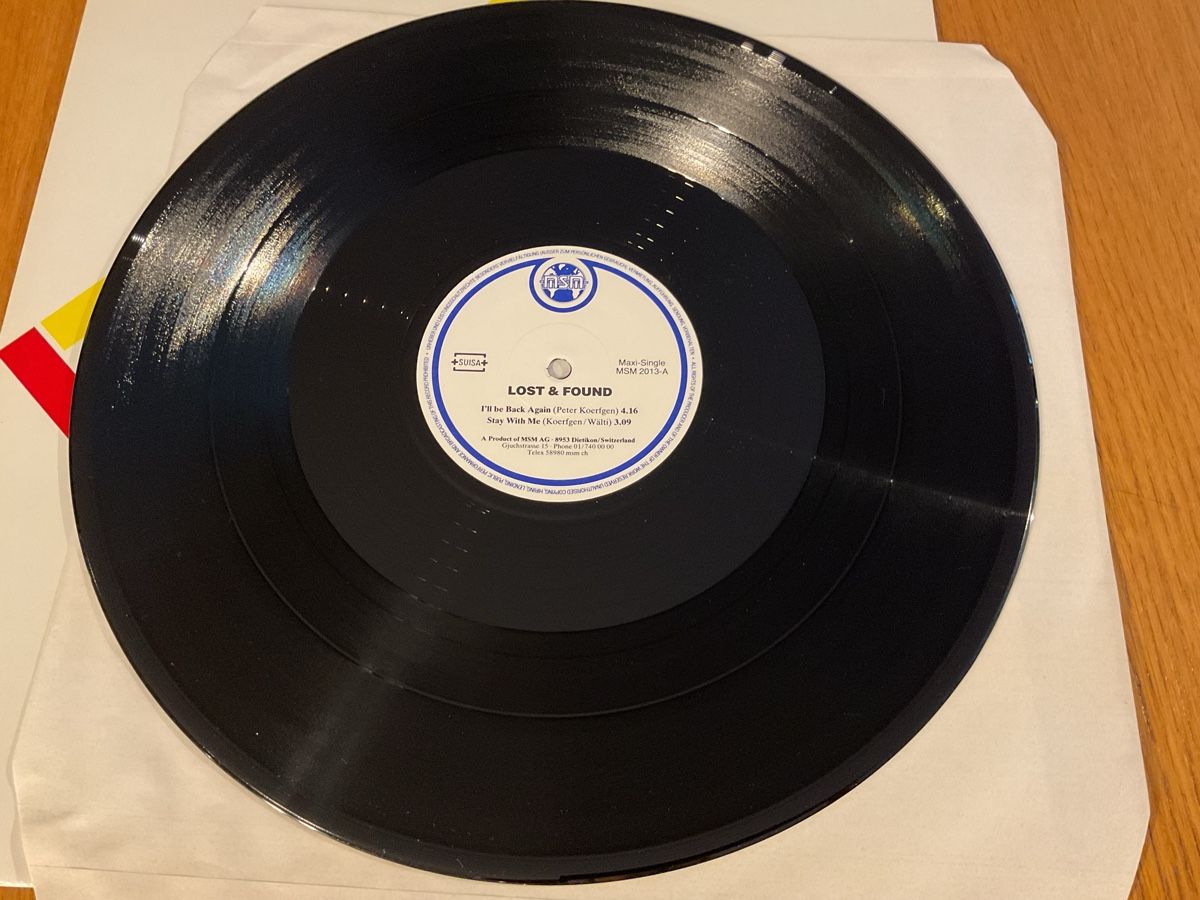 Schallplatten: Lost & Found - Back Again - Vinyl Maxi EP, 45RPM – Gebraucht aus Steinach von Quarkie 2