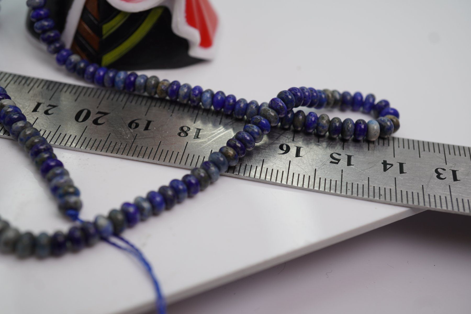 Pietre preziose: Lapis Lazuli    Donuts  4mm  Strang   TOPSTONE – Nuovo e nell'imballaggio originale da Eschenbach SG venduto da topstone 3