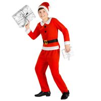 Jungenkostüm kleiner Weihnachtsmann 152 (12-14 Jahre)