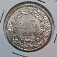 2 Franken 1920 unz