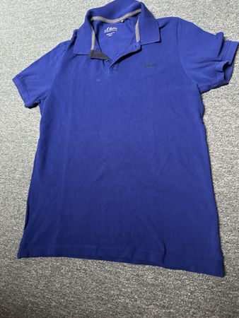 Polo Shirt S.Oliver blau Gr L 