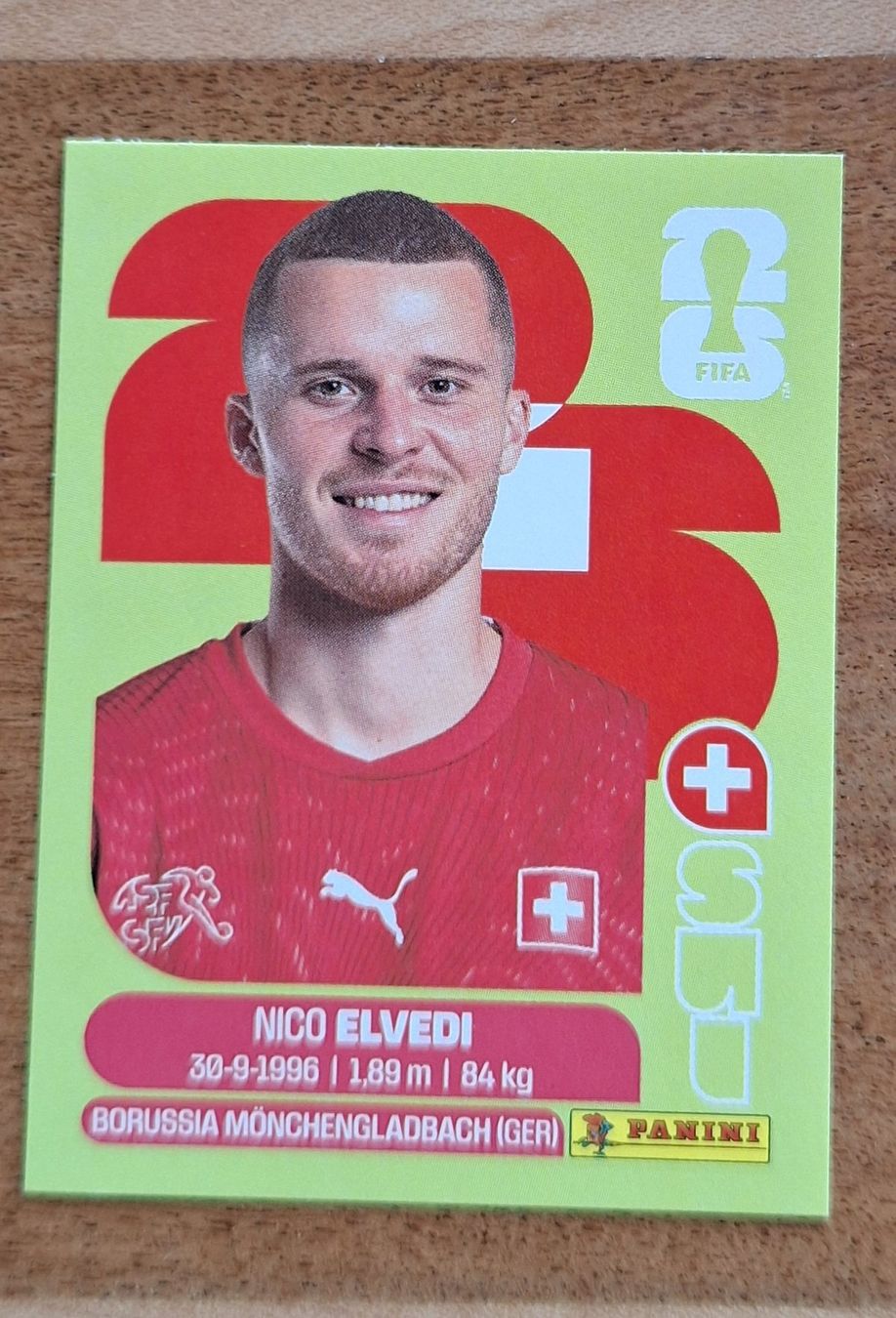 Panini Carte collezionabili: Panini Nico Elvedi SUI 6 – Nuovo (secondo la descrizione) da Romanens venduto da Crocette