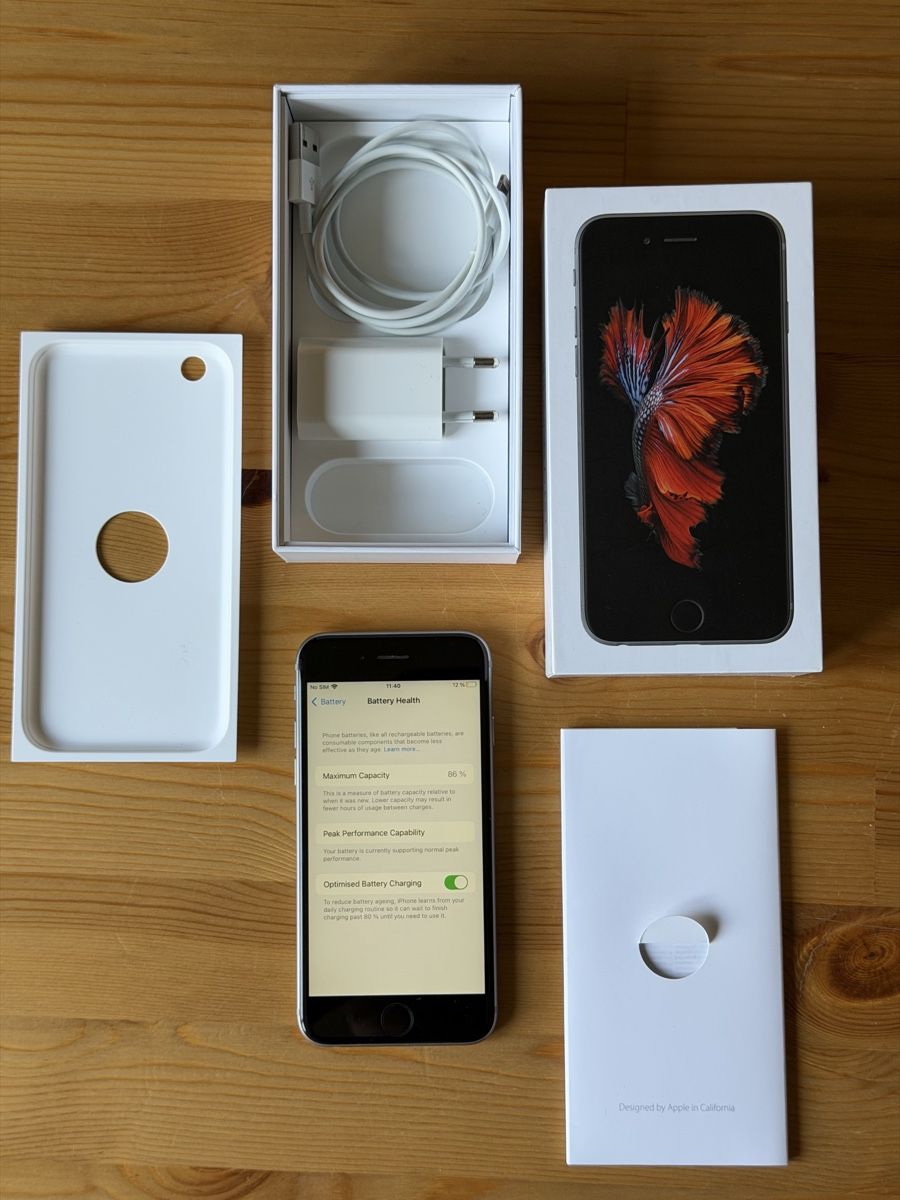 Apple Telefoni cellulari / Smartphones: Apple iPhone 6s Space Grey 128gb  – Usato da Zürich venduto da idbronskiy