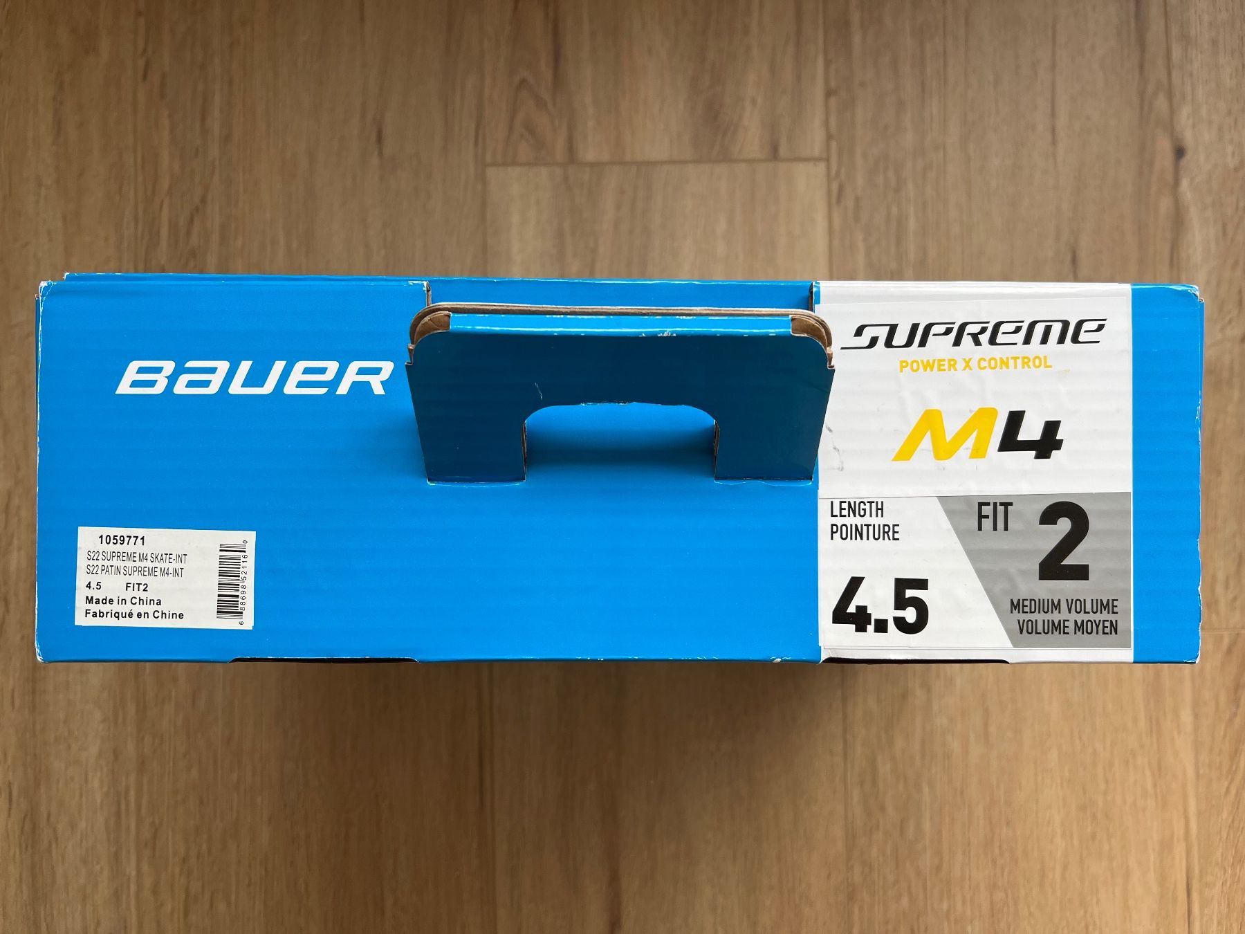 Bauer Pattini da ghiaccio: Bauer Supreme M4, Fit 2, Length 4.5 und Wachsbändel – Nuovo (secondo la descrizione) da Celerina venduto da kyr_tmr7 4