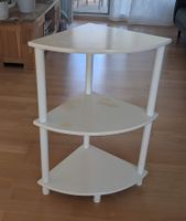 Eckregal weiss, 3 Ablagen