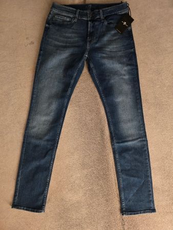 7 for all mankind Jeans blau Herren neu Gr 31 Ronnie washed