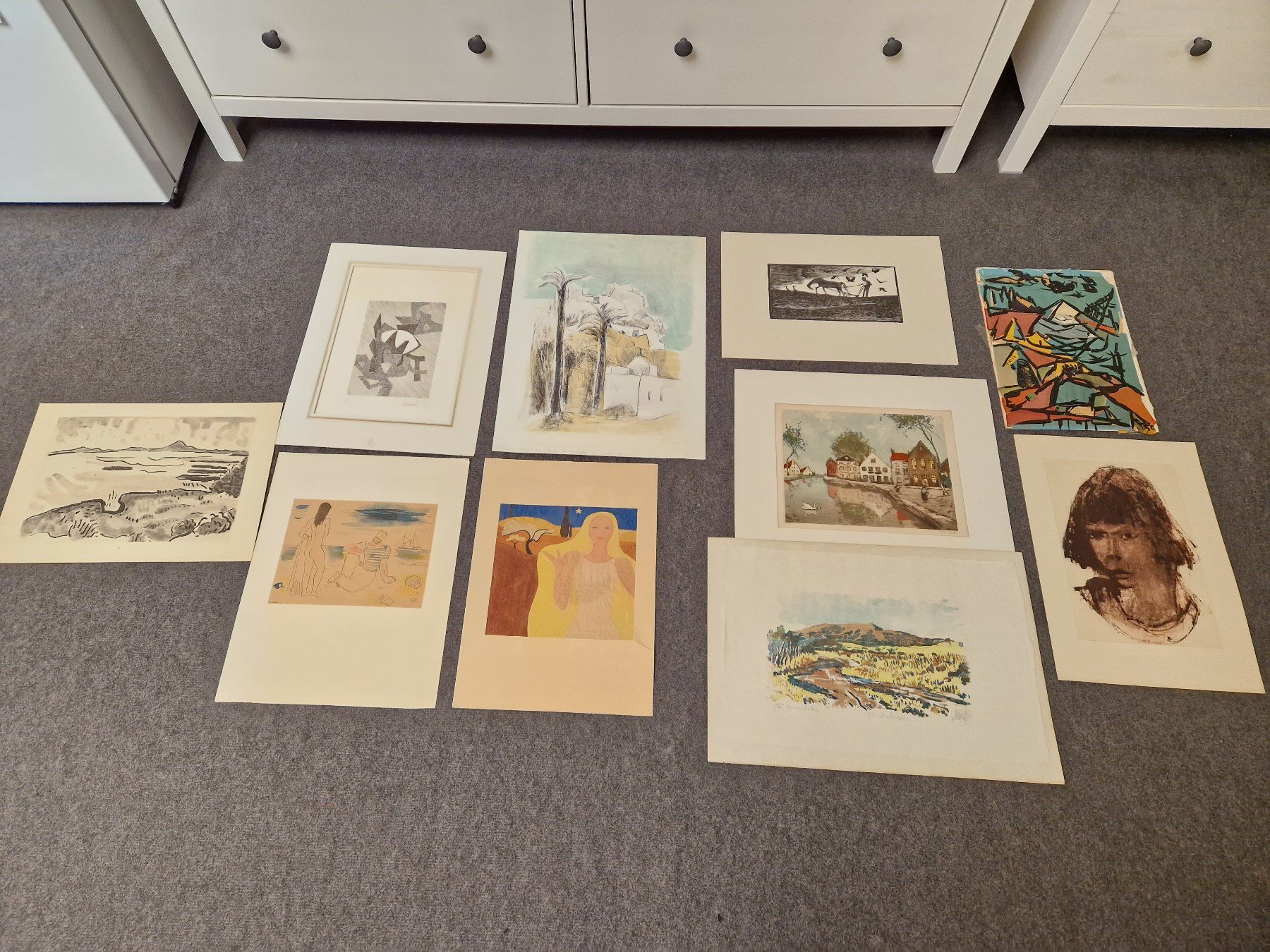 Dipinti: Grafik Aquarell Litho Mappe – Usato da Seedorf BE venduto da Stibutz