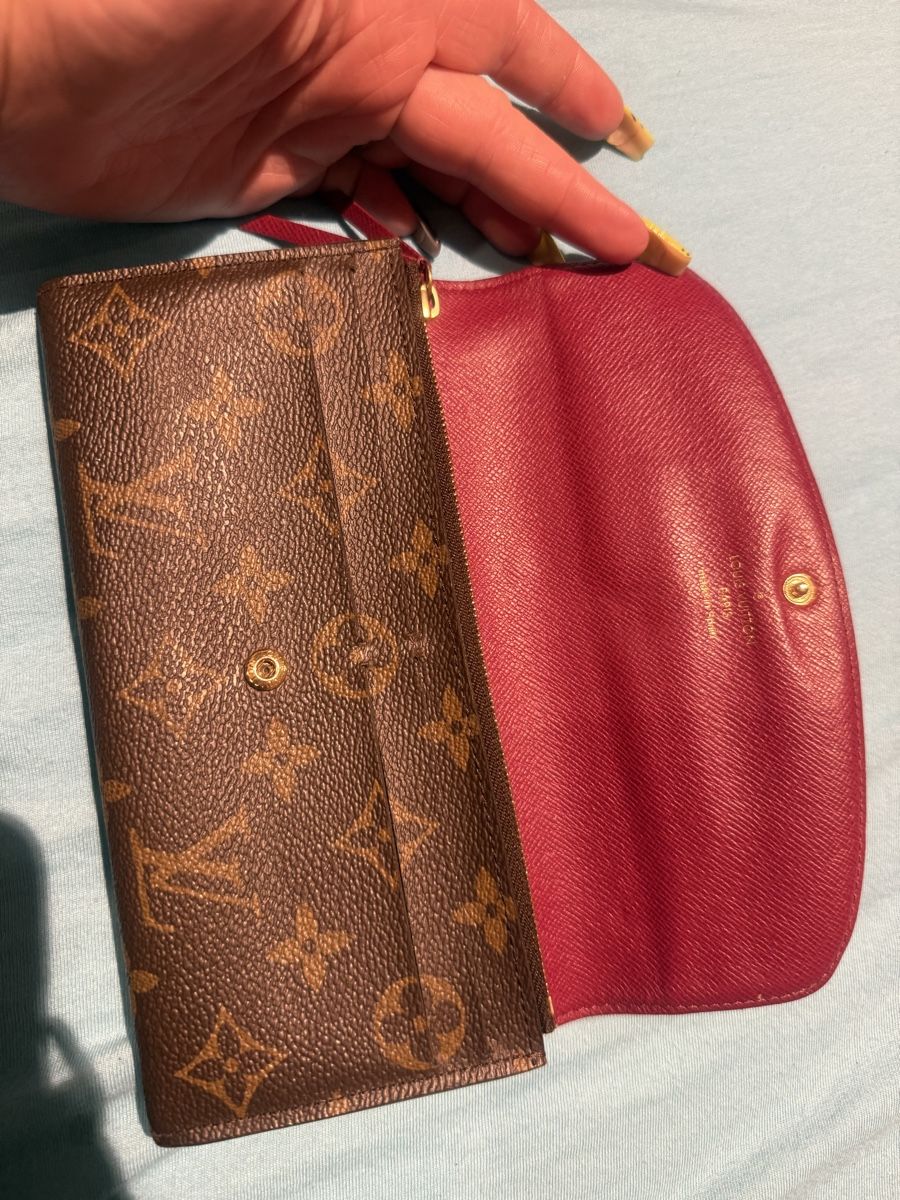 Louis Vuitton Portafogli: Louis Vuitton Geldbörse Monogram Canvas braun rot – Nuovo (secondo la descrizione) da Neukirch-Egnach venduto da Carmen1998 2