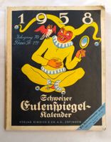 Schweizer Eulenspiegel Kalender 1958 mit 114 Seiten