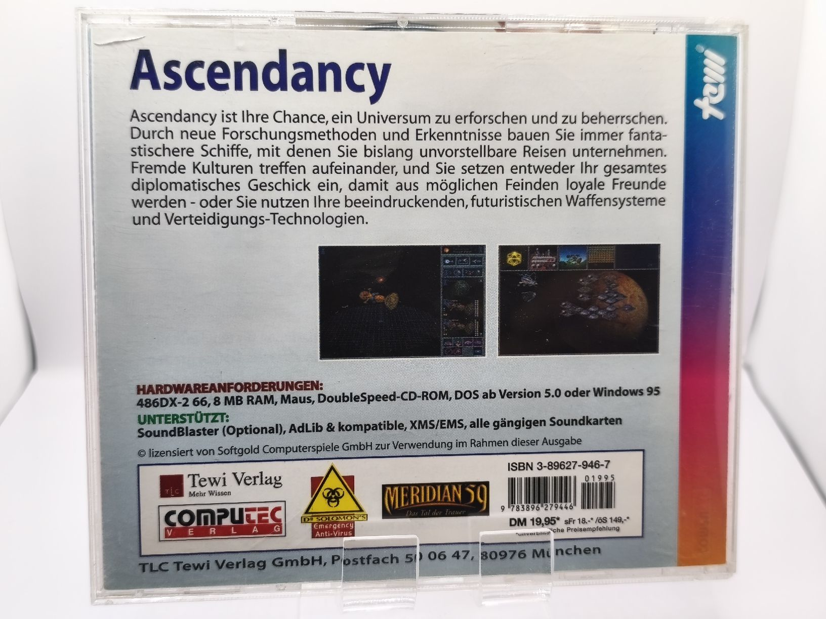 Spiele: Ascendancy CD-ROM jeu PC boîte et manuel  – Gebraucht aus Conthey von Th3gr4yf0x 2