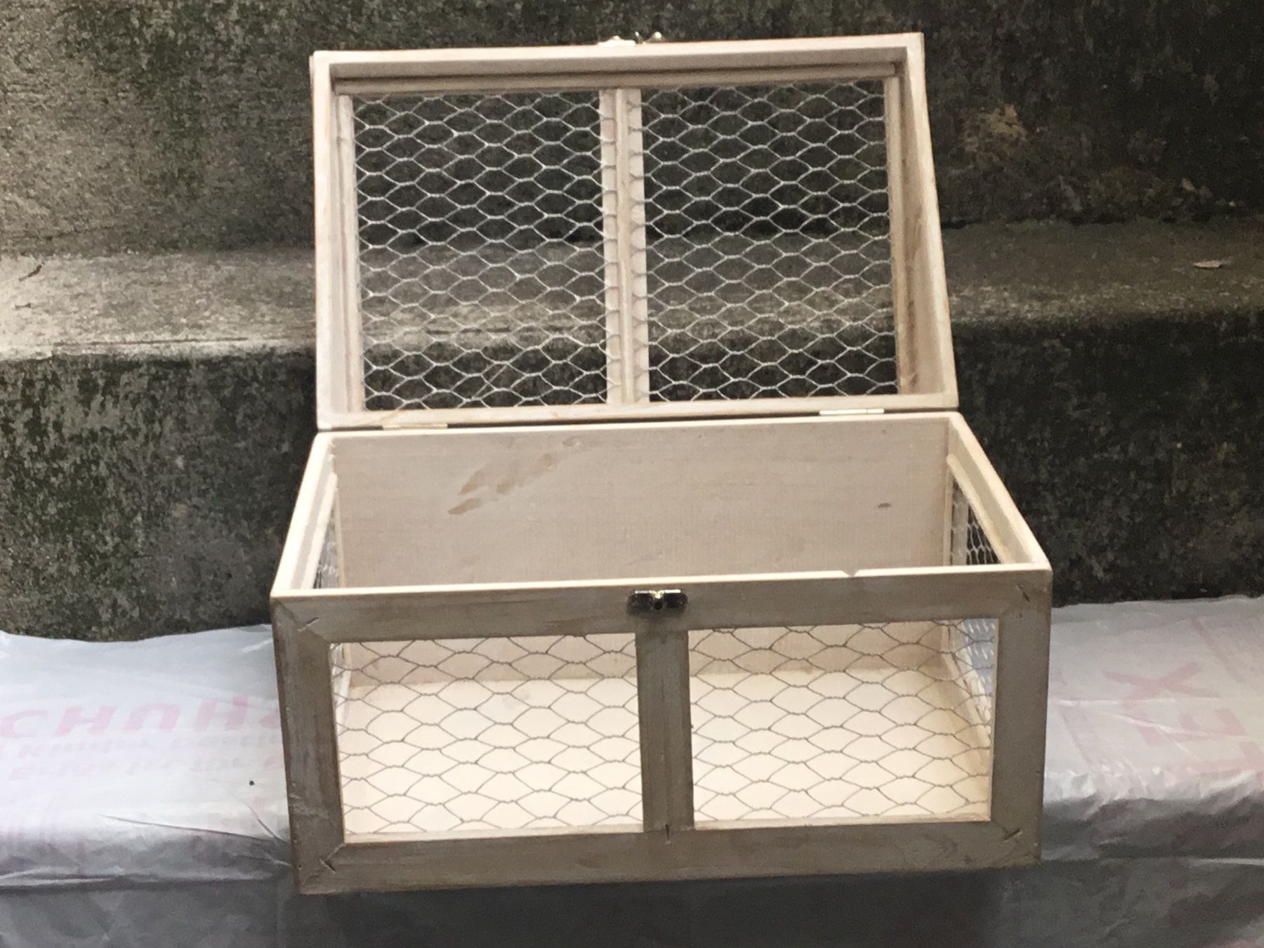 Articoli in legno: Gitterkiste Shabby Chic  Dekoration – Usato da Bolligen venduto da Tarahumara 3