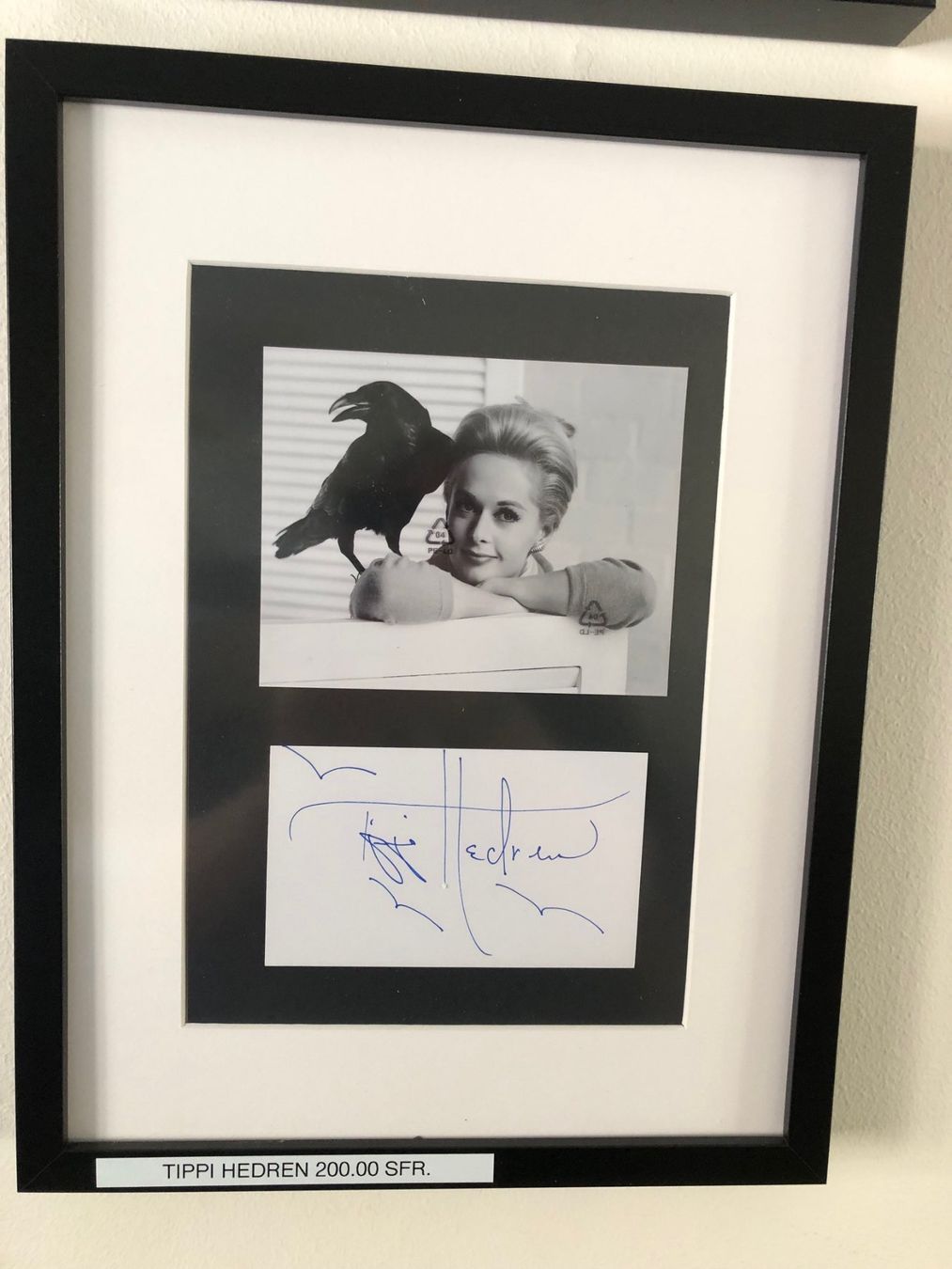 Autografi: Tippi Hedren / Passepartout  / Autogramm!! – Usato da Egg b. Zürich venduto da Dbunny